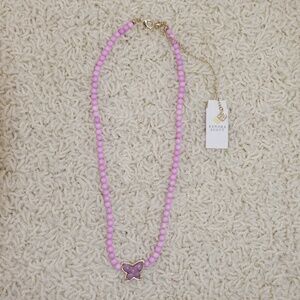 NWT Kendra Scott Pink Butterfly Necklace